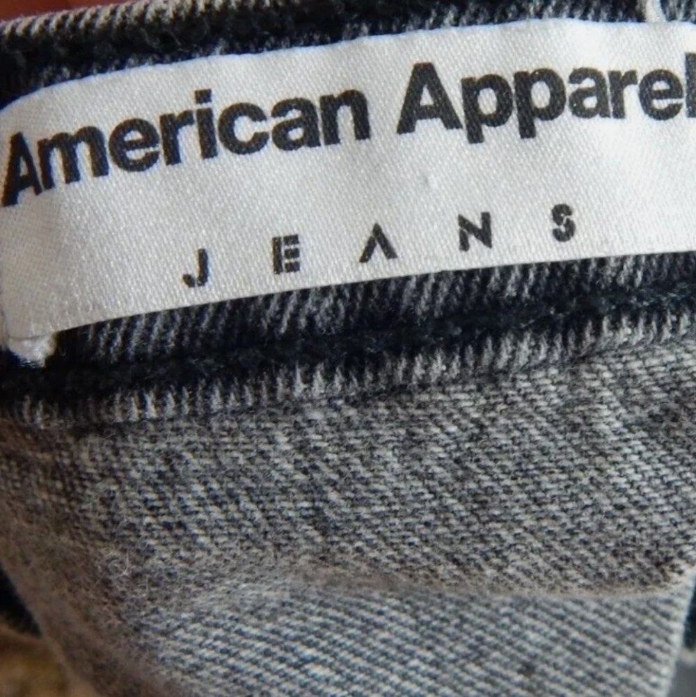 American Apparel Gray Denim Skater Skirt - Picture 4 of 4